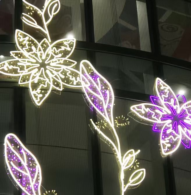 large pre lit outdoor christmas decorations