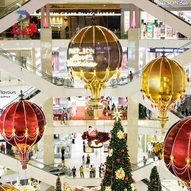 Mall Hanging Xmas Lighted Decoration Mall Hanging Xmas Lighted Decoration