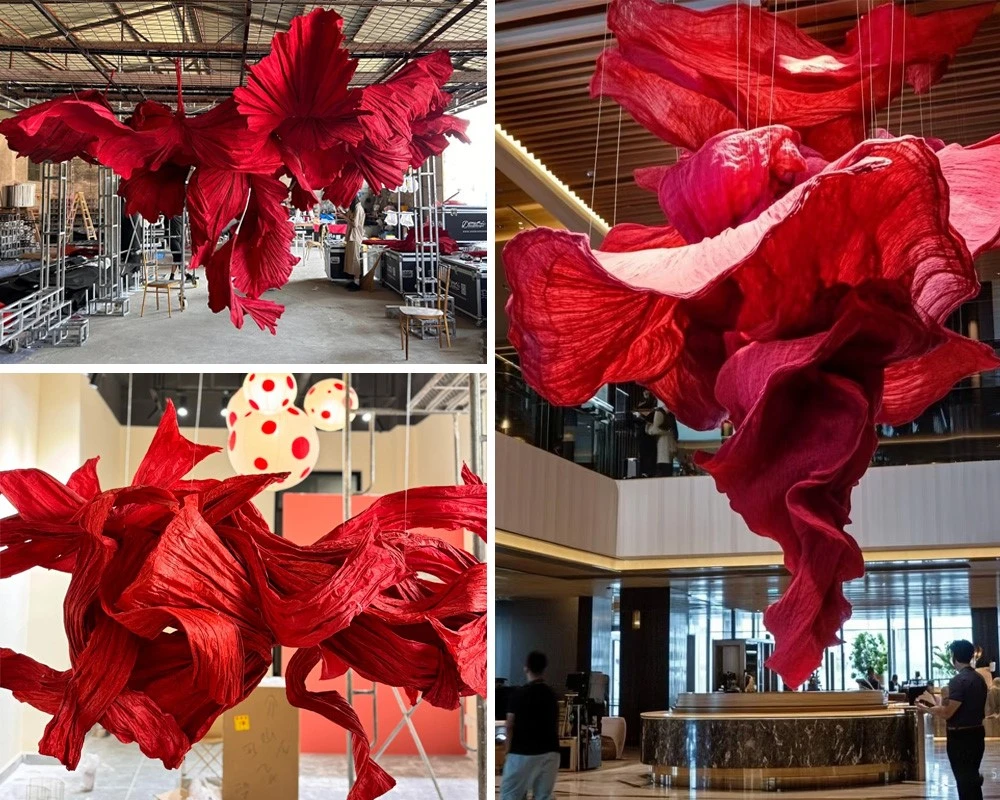 Abstract Fabric Installation Made in China Abstract Fabric Installation Made in China