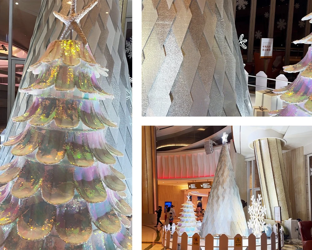 Acrylic Big Outdoor Christmas Tree